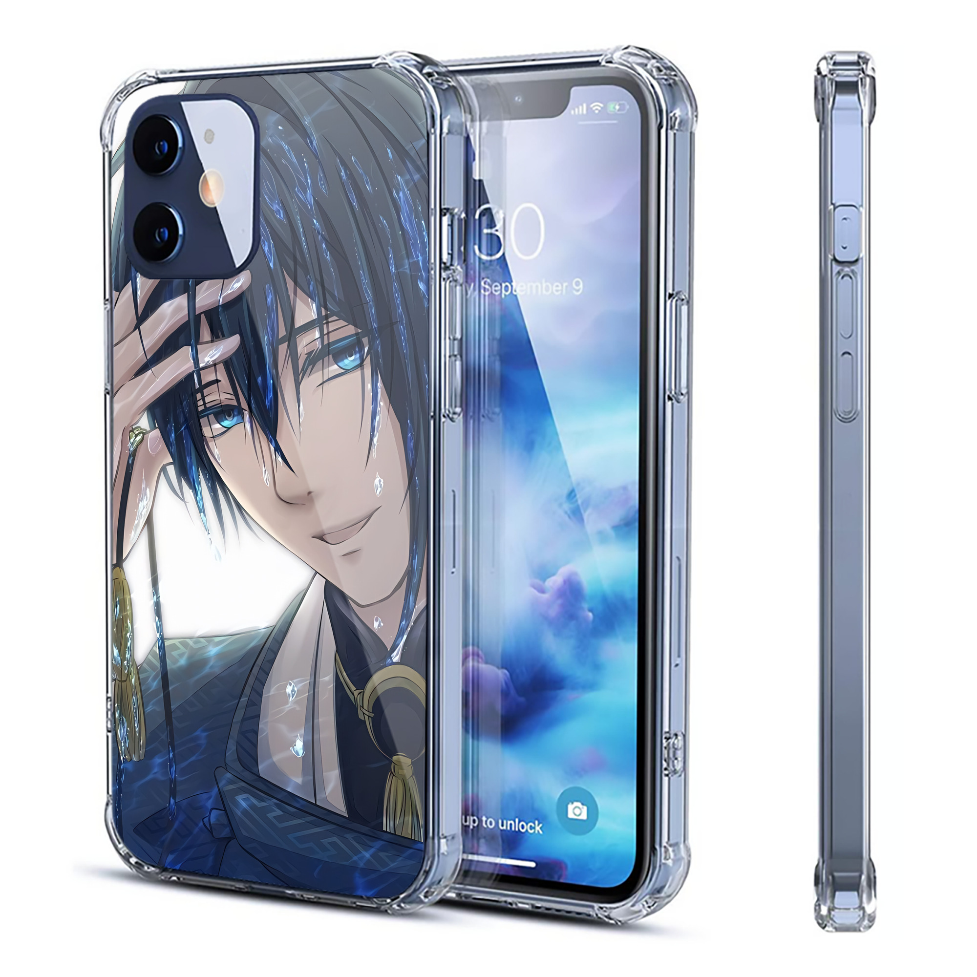 （画像用） 刀剣乱舞 Touken Ranbu 【iPhone 12シリーズ対応】透明スマホケース（クリアソフトケース）